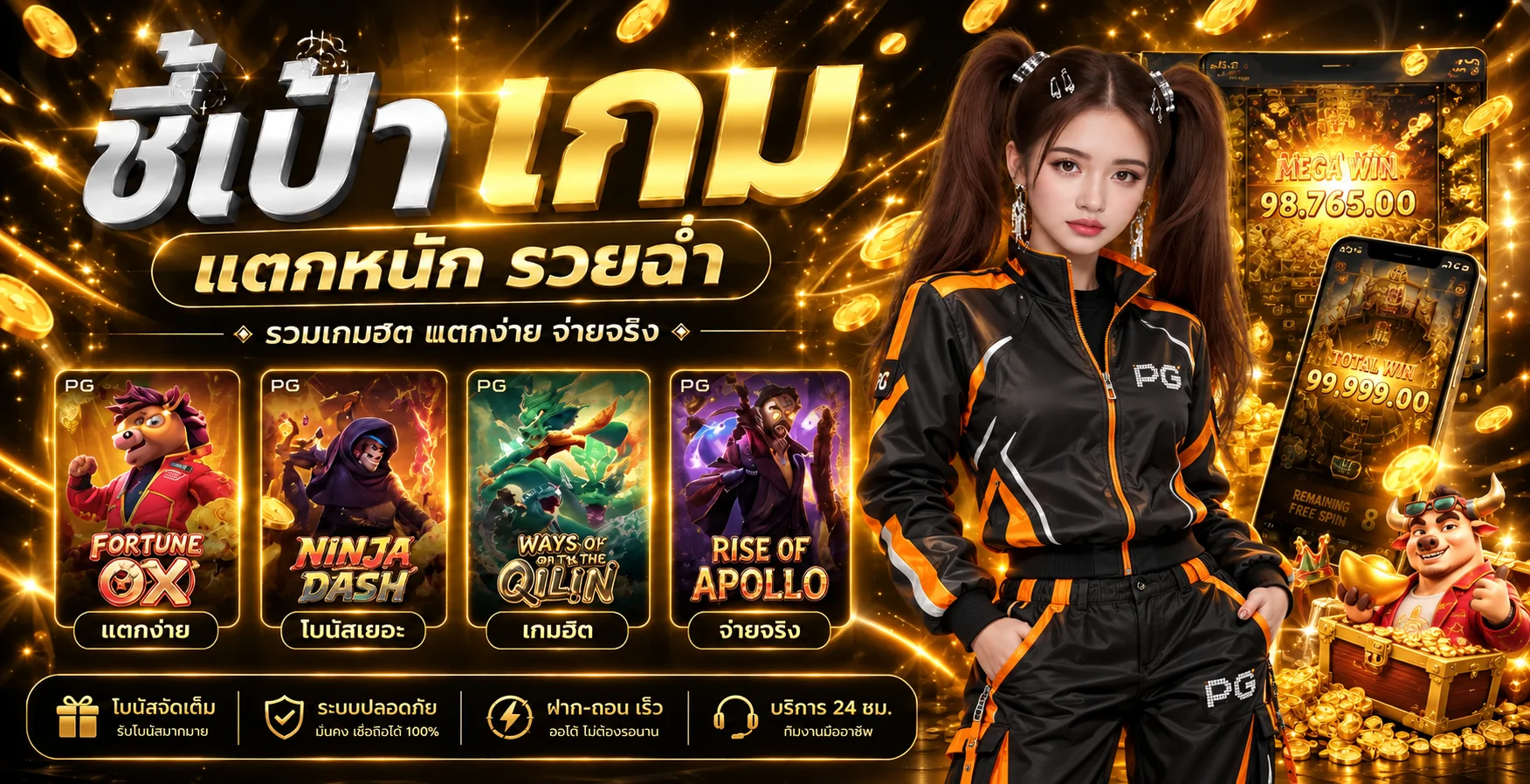 สล็อตออนไลน์ PG Soft บน sexycasino